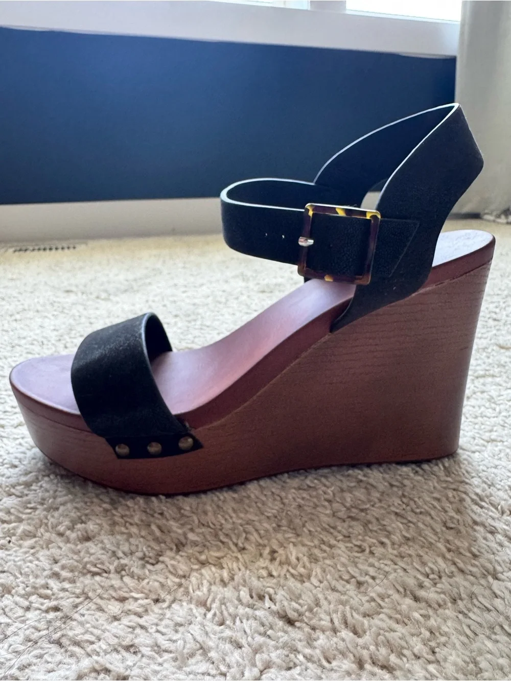 MIA Senna Wedge Sandal Size 10 NWOT